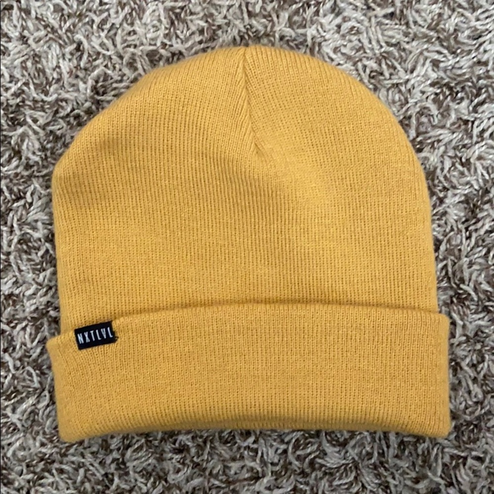 Yellow beanie